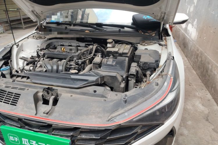 Used Hyundai Elantra 2021 1.5L CVT LUX Prestige Edition Engine Bay Left