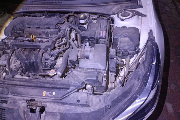 Used Hyundai Elantra 2021 1.5L CVT LUX Prestige Edition Engine Bay Left