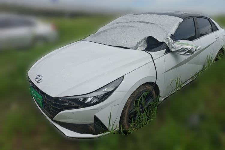 Used Hyundai Elantra 2021 1.5L CVT LUX Prestige Edition Guazi used car, China used car export, Used car for sale, Used cars, Cheapest cars for sale