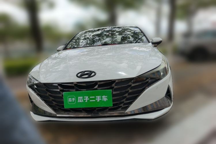 Used Hyundai Elantra 2021 1.5L CVT LUX Prestige Edition Front