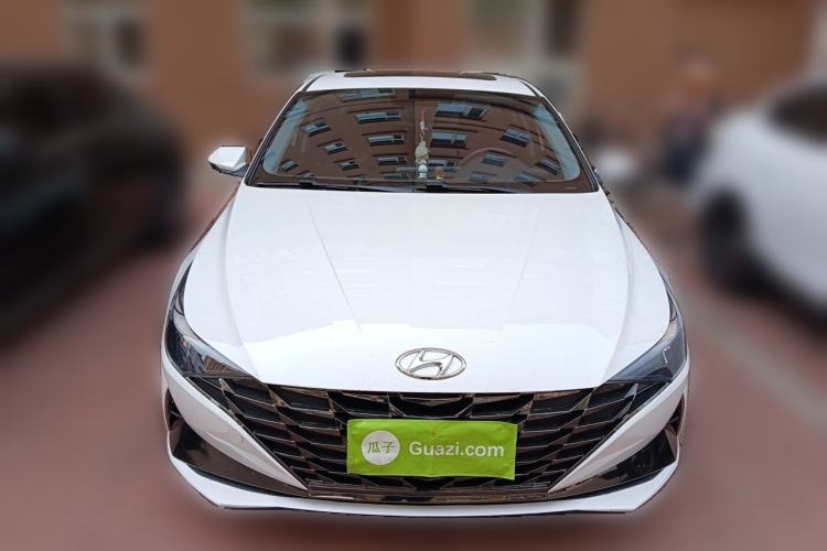 Used Hyundai Elantra 2021 1.5L CVT LUX Prestige Edition Front