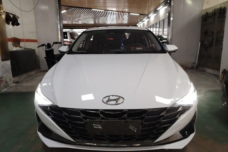 Used Hyundai Elantra 2021 1.5L CVT LUX Prestige Edition Front