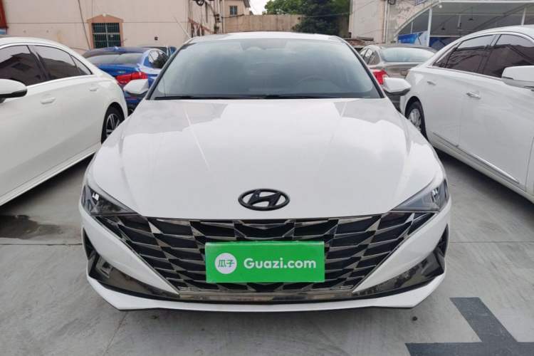 Used Hyundai Elantra 2021 1.5L CVT LUX Prestige Edition Front