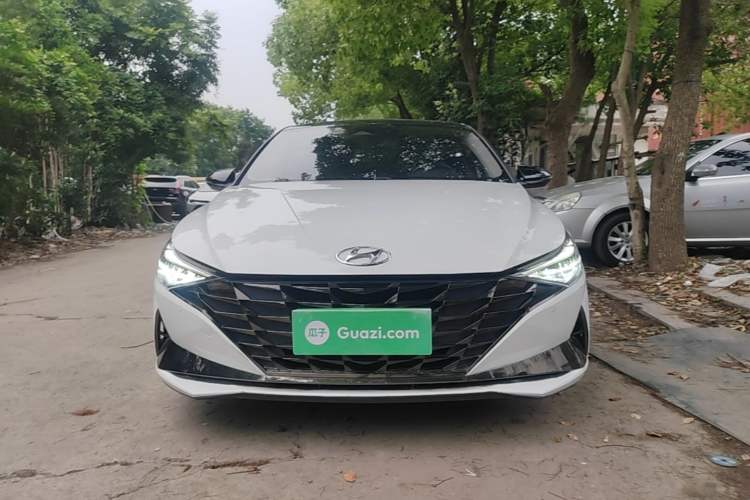 Used Hyundai Elantra 2021 1.5L CVT LUX Prestige Edition Front