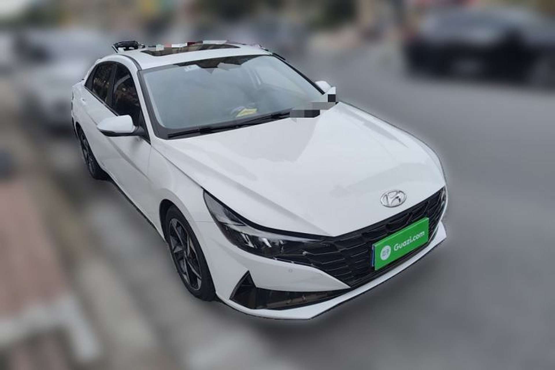 Used Hyundai Elantra 2021 1.5L CVT LUX Prestige Edition Front Right 45 Deg