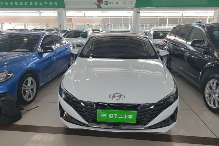 Used Hyundai Elantra 2021 1.5L CVT LUX Prestige Edition Front