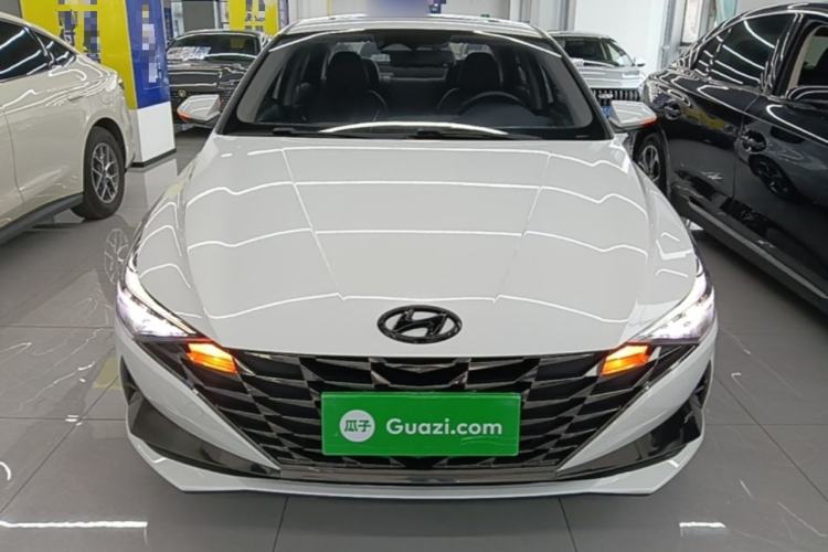Used Hyundai Elantra 2021 1.5L CVT LUX Prestige Edition Front