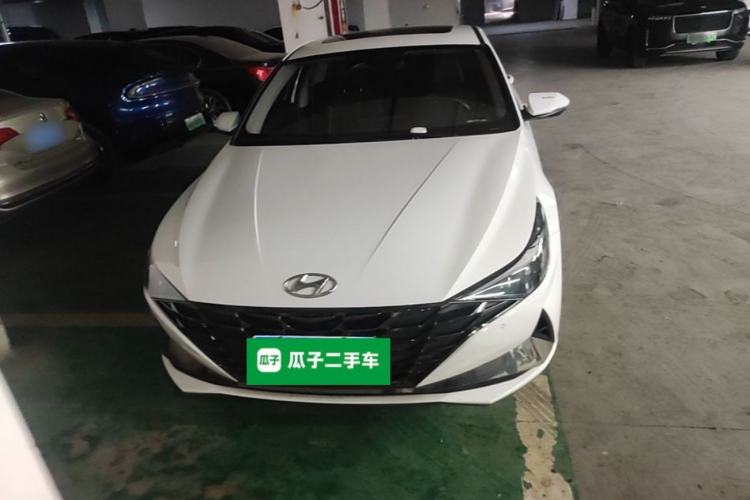 Used Hyundai Elantra 2021 1.5L CVT LUX Prestige Edition Front