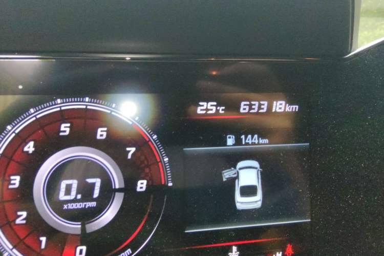 Used Hyundai Elantra 2021 240TGDi DCT LUX Prestige Edition Odometer Close Up