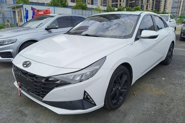 Used Hyundai Elantra 2021 1.5L CVT LUX Prestige Edition Guazi used car, China used car export, Used car for sale, Used Hyundai cars, Cheapest cars for sale