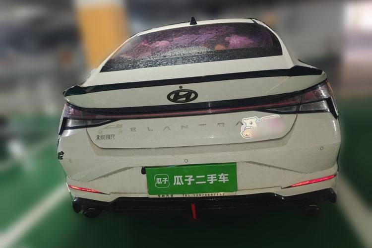 Used Hyundai Elantra 2021 1.5L CVT LUX Prestige Edition Rear
