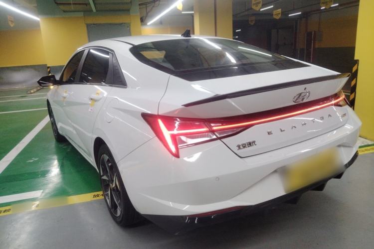 Used Hyundai Elantra 2021 240TGDi DCT LUX Prestige Edition Rear Left 45 Deg