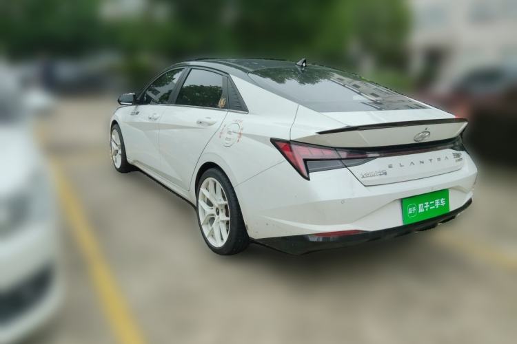Used Hyundai Elantra 2021 240TGDi DCT LUX Prestige Edition Rear Left 45 Deg