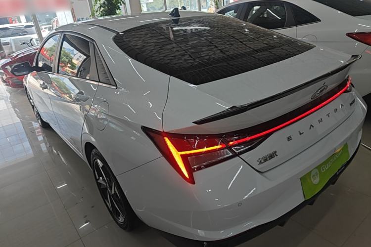 Used Hyundai Elantra 2021 240TGDi DCT LUX Prestige Edition Rear Left 45 Deg