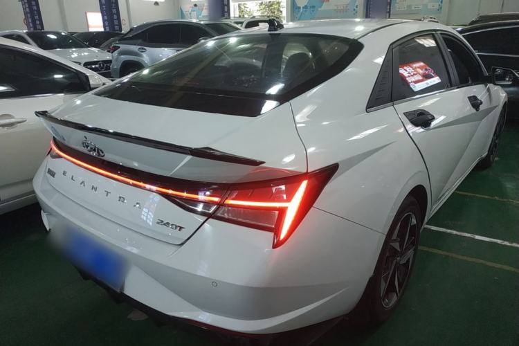 Used Hyundai Elantra 2021 240TGDi DCT LUX Prestige Edition Rear Right 45 Deg