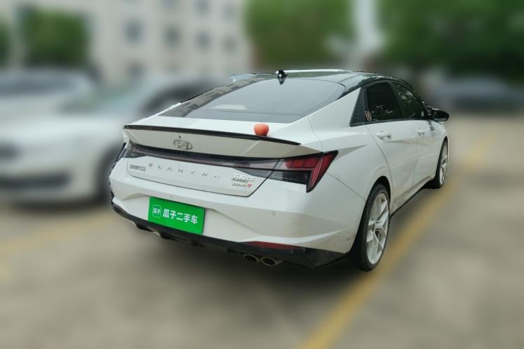 Used Hyundai Elantra 2021 240TGDi DCT LUX Prestige Edition Rear Right 45 Deg
