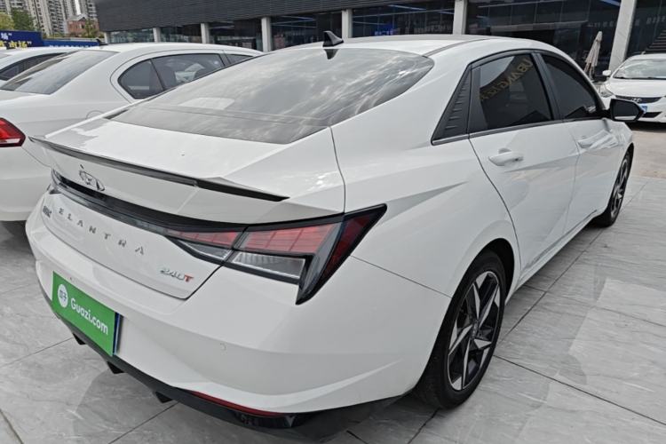 Used Hyundai Elantra 2021 240TGDi DCT GLX Elite Edition Rear Right 45 Deg
