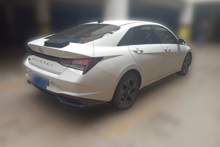 Used Hyundai Elantra 2021 1.5L CVT GLS Leading Edition Rear Right 45 Deg