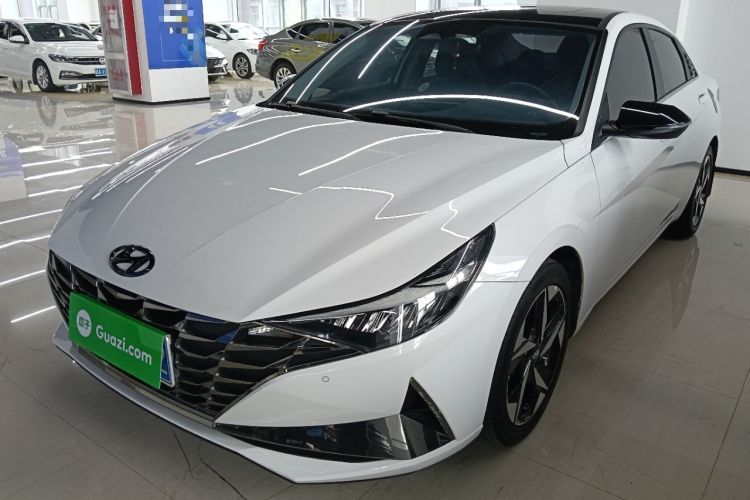 Used Hyundai Elantra 2021 1.5L CVT LUX Prestige Edition Guazi used car, China used car export, Used car for sale, Used cars, Cheapest cars for sale