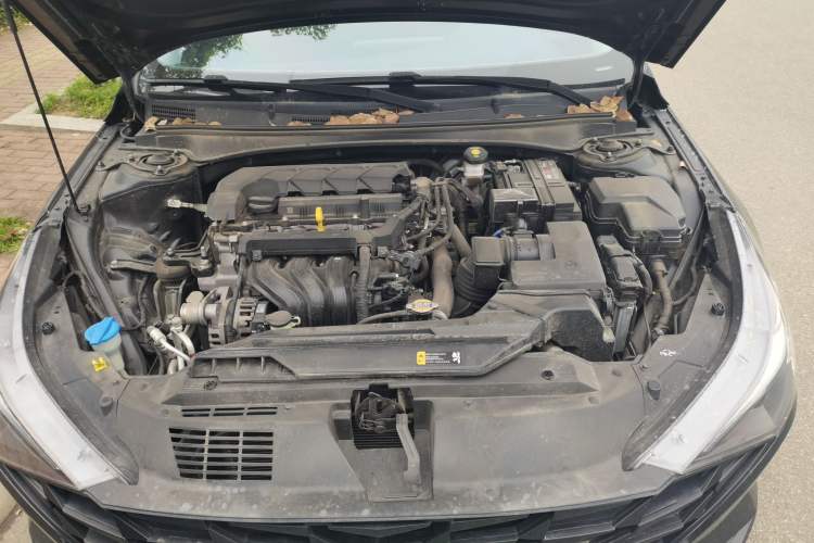 Used Hyundai Elantra 2022 1.5L CVT LUX Black Knight Limited Edition Engine Bay