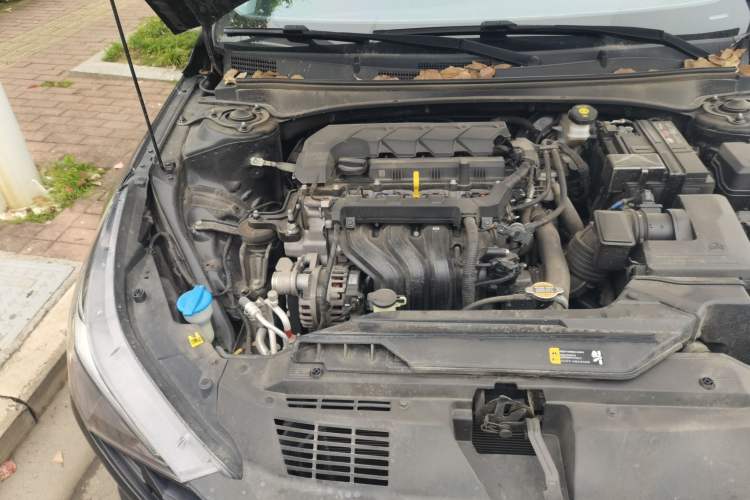 Used Hyundai Elantra 2022 1.5L CVT LUX Black Knight Limited Edition Engine Bay Right