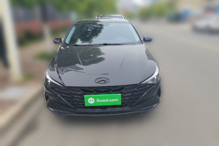 Used Hyundai Elantra 2022 1.5L CVT LUX Black Knight Limited Edition Front