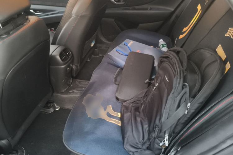 Used Hyundai Elantra 2022 1.5L CVT LUX Black Knight Limited Edition Left Rear Seat