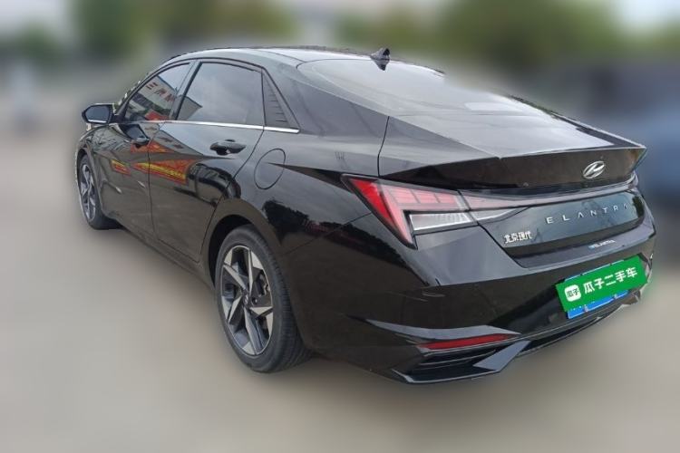 Used Hyundai Elantra 2022 1.5L CVT LUX Prestige Edition Rear Left 45 Deg