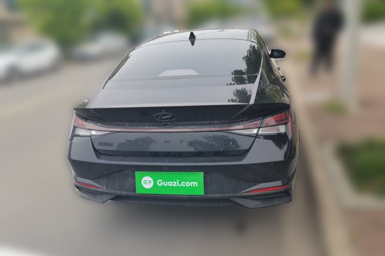 Used Hyundai Elantra 2022 1.5L CVT LUX Black Knight Limited Edition Rear