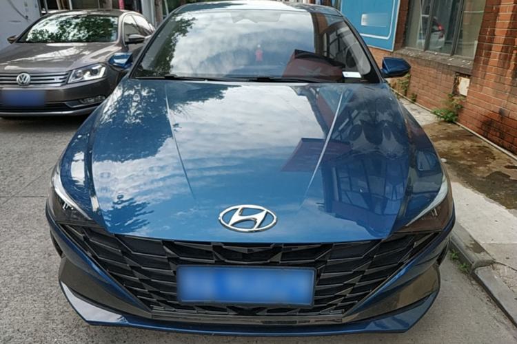 Used Hyundai Elantra 2022 1.5L CVT LUX Prestige Edition Front