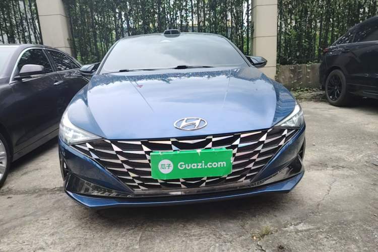 Used Hyundai Elantra 2022 1.5L CVT LUX Prestige Edition Front