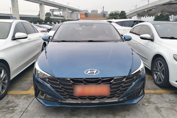Used Hyundai Elantra 2022 1.5L CVT LUX Prestige Edition Front