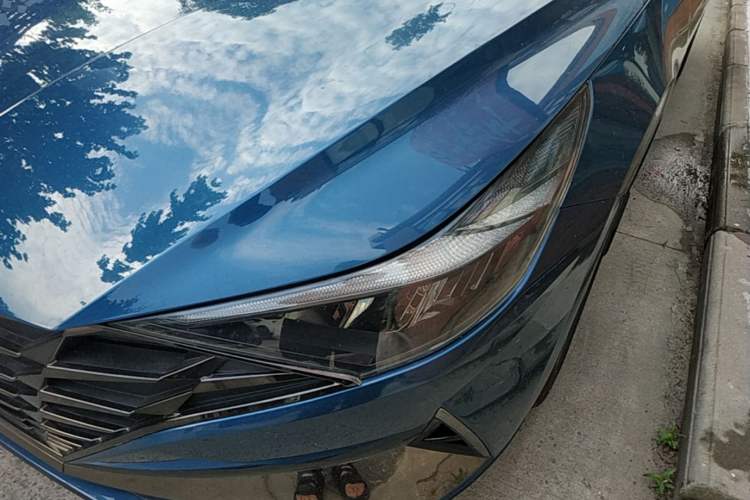 Used Hyundai Elantra 2022 1.5L CVT LUX Prestige Edition Left Front Headlight