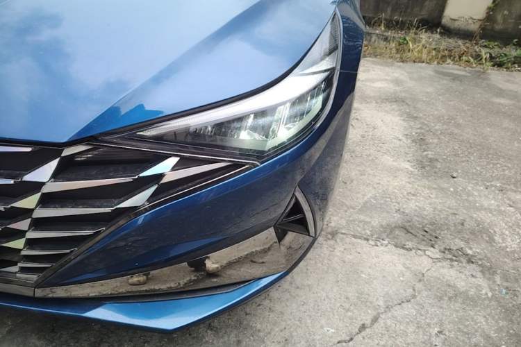 Used Hyundai Elantra 2022 1.5L CVT LUX Prestige Edition Left Front Headlight