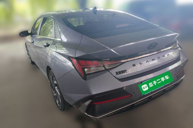 Used Hyundai Elantra 2022 1.5L CVT LUX Prestige Edition Rear Left 45 Deg
