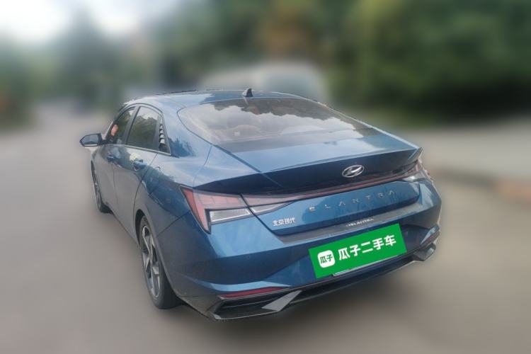Used Hyundai Elantra 2022 1.5L CVT GLX Elite Edition Rear Left 45 Deg