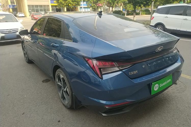 Used Hyundai Elantra 2022 1.5L CVT GLX Elite Edition Rear Left 45 Deg