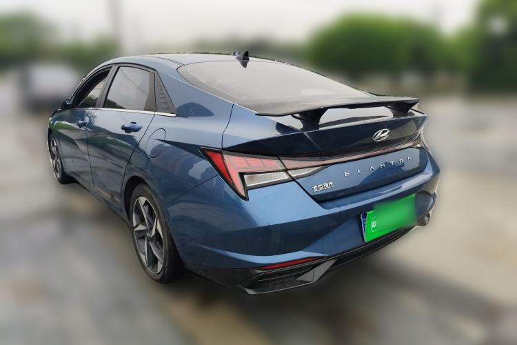 Used Hyundai Elantra 2022 1.5L CVT GLX Elite Edition Rear Left 45 Deg
