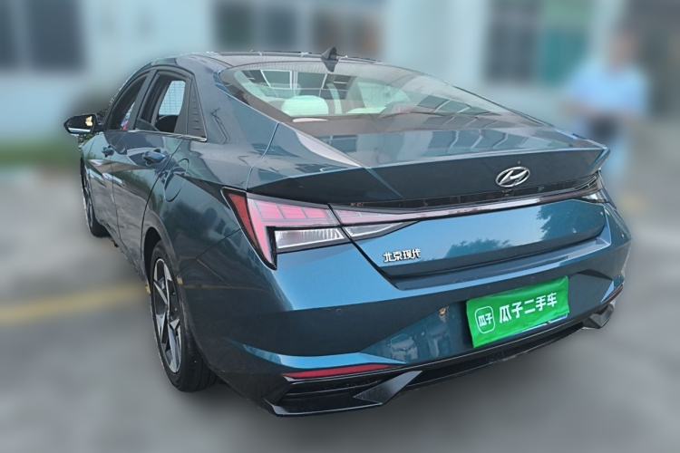 Used Hyundai Elantra 2022 1.5L CVT LUX Prestige Edition Rear Left 45 Deg