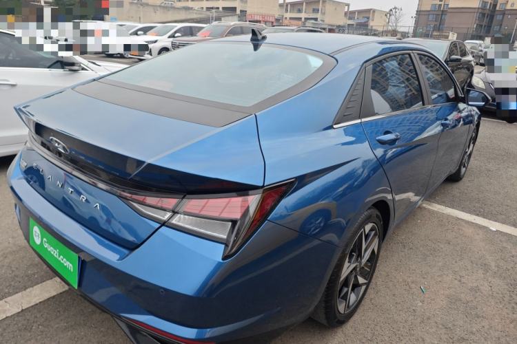 Used Hyundai Elantra 2022 1.5L CVT GLX Elite Edition Rear Right 45 Deg