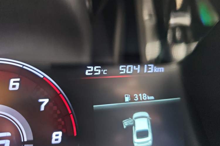 Used Hyundai Elantra 2022 240TGDi DCT GLX Elite Edition Odometer Close Up