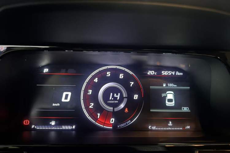 Used Hyundai Elantra 2022 1.5L CVT GLX Elite Edition Odometer Close Up