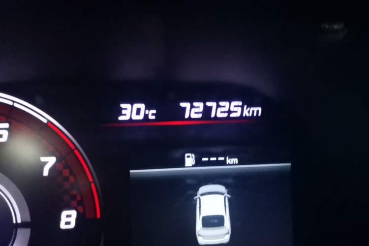 Used Hyundai Elantra 2022 1.5L CVT GLX Elite Edition Odometer Close Up