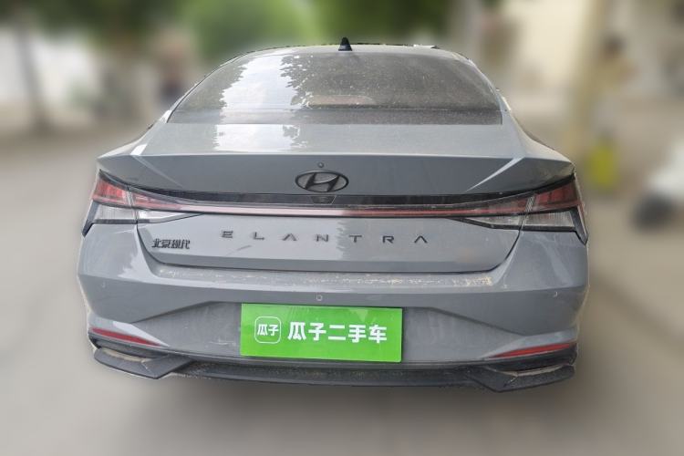 Used Hyundai Elantra 2022 1.5L CVT LUX Black Knight Limited Edition Rear