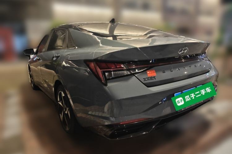 Used Hyundai Elantra 2022 1.5L CVT TOP Flagship Edition Rear Left 45 Deg