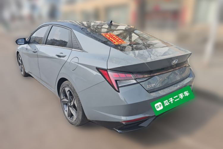 Used Hyundai Elantra 2022 1.5L CVT LUX Prestige Edition Rear Left 45 Deg
