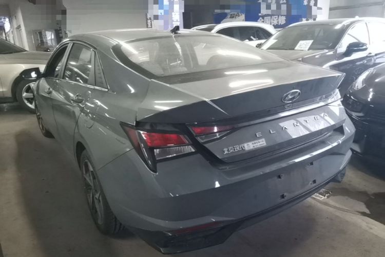 Used Hyundai Elantra 2022 1.5L CVT GLX Elite Edition Rear Left 45 Deg