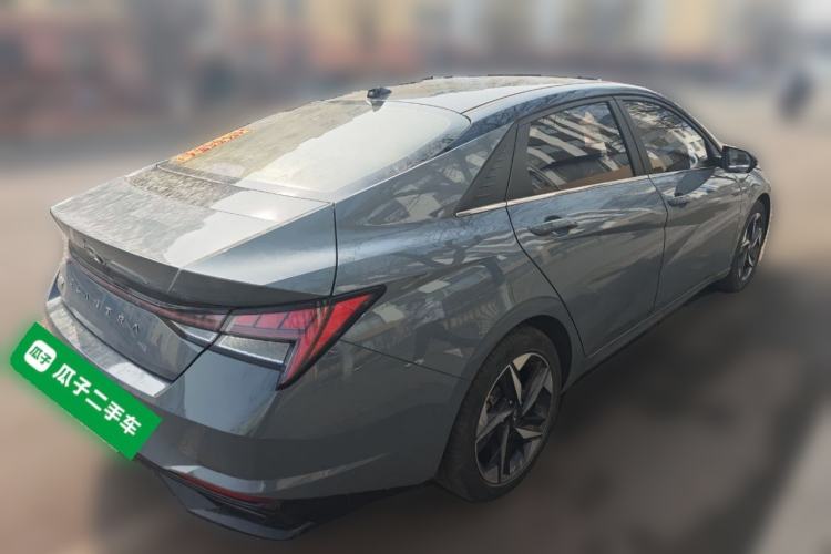 Used Hyundai Elantra 2022 1.5L CVT LUX Prestige Edition Rear Right 45 Deg