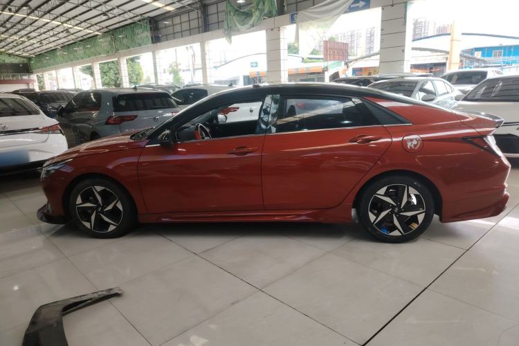 Used Hyundai Elantra 2022 1.5L CVT LUX Prestige Edition Left Side