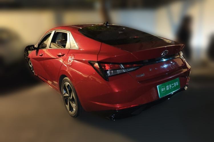 Used Hyundai Elantra 2022 1.5L CVT GLX Elite Edition Rear Left 45 Deg